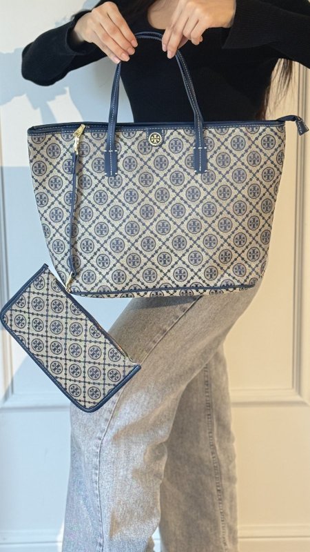 شنطة - Tory Burch / مع سحاب للخصوصية وجزدان